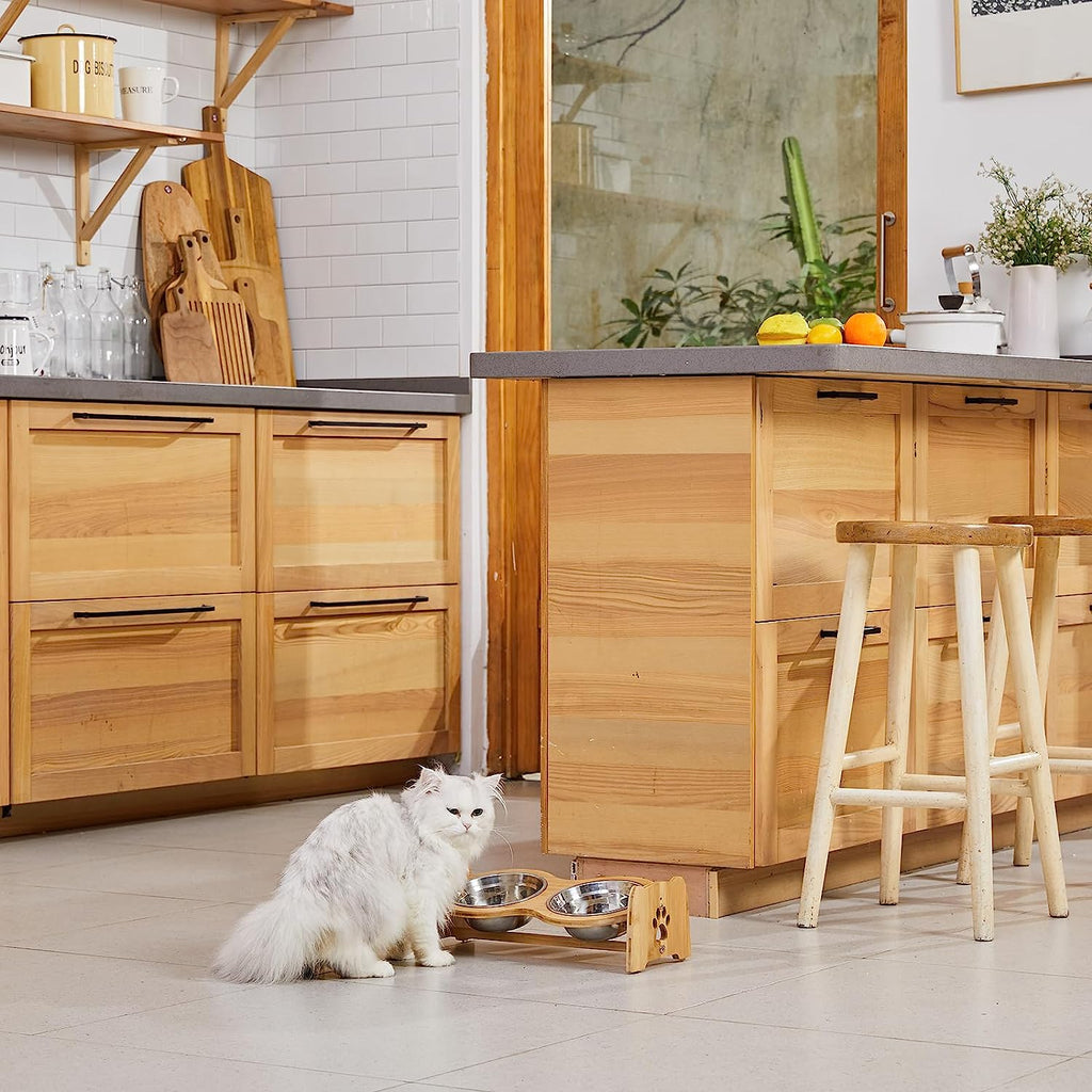 Elevated Dog Bowls — Raised Feeder for Better Posture & Digestion