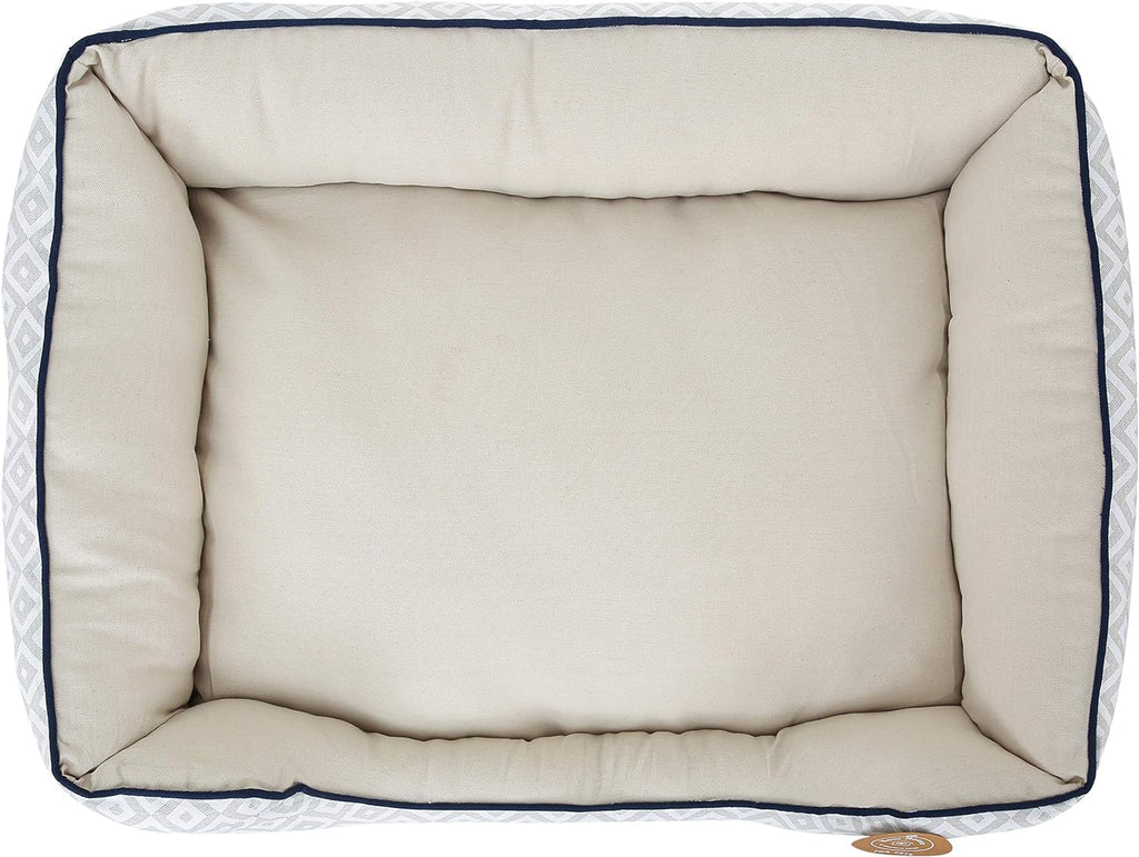 Jonathan Adler Diamond Cuddler Dog Bed — Designer Style, Real Comfort