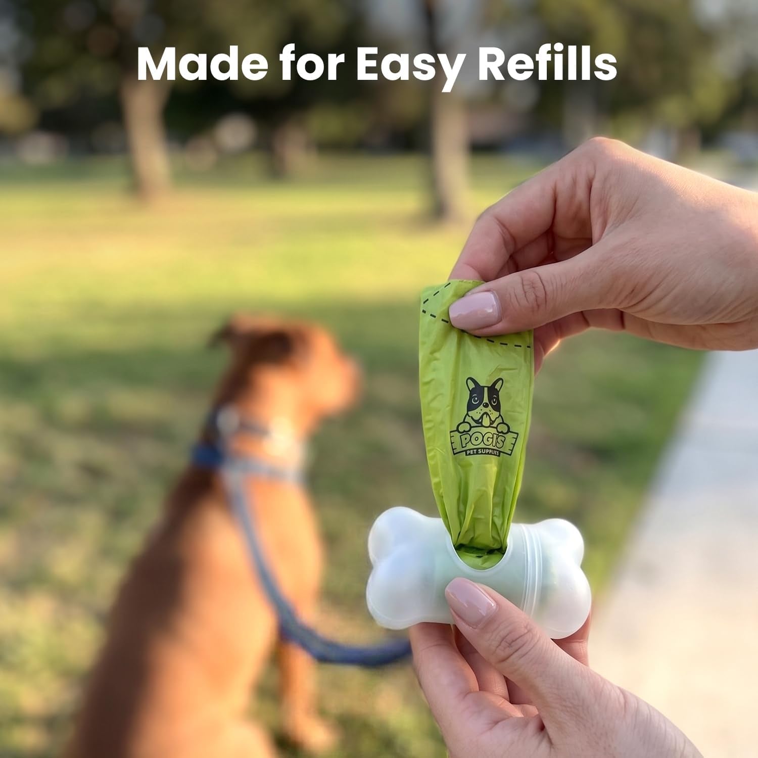 Earth-Friendly Biodegradable Dog Poop Bags (Fresh Scent, 10 Rolls, 150 units)