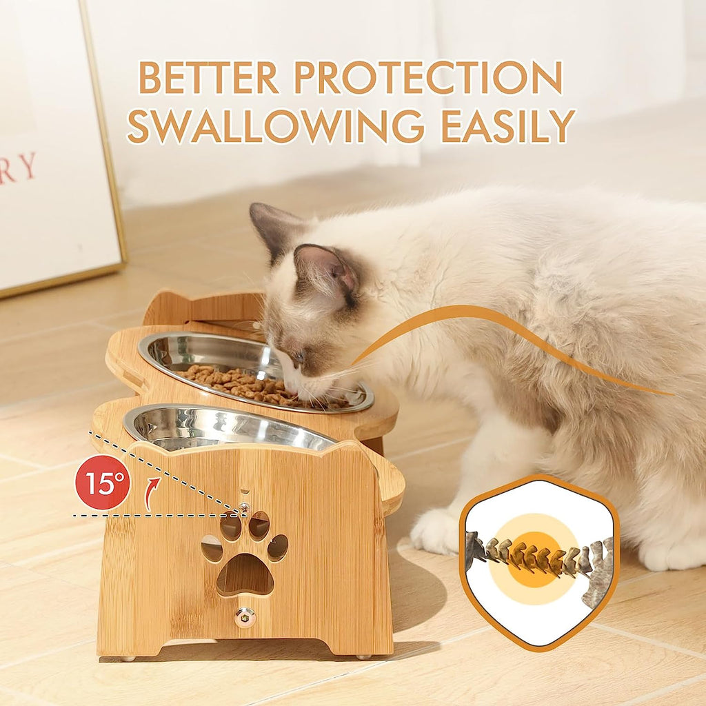 Elevated Dog Bowls — Raised Feeder for Better Posture & Digestion