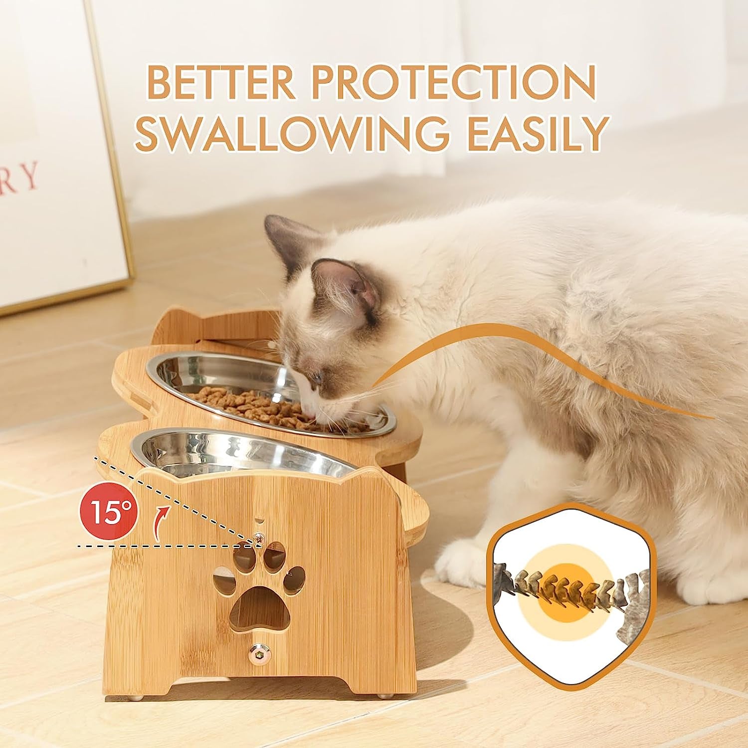 Elevated Dog Bowls — Raised Feeder for Better Posture & Digestion