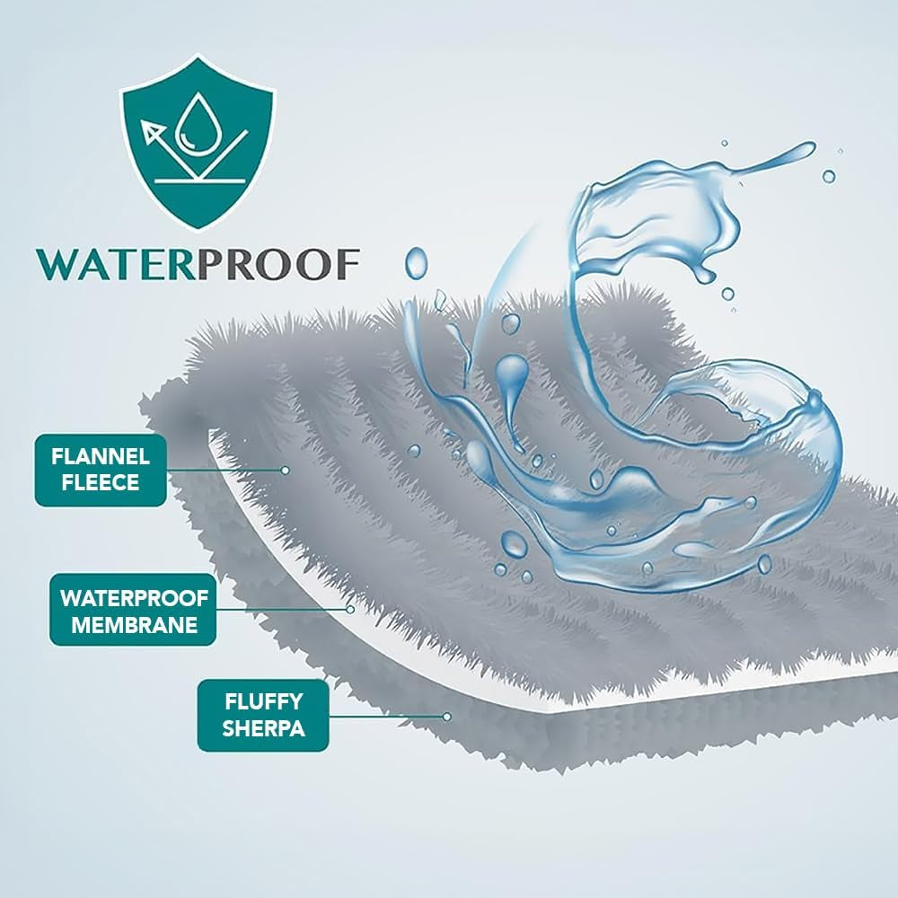 Waterproof Dog Blanket — Cozy on Top, Leak-Proof Underneath