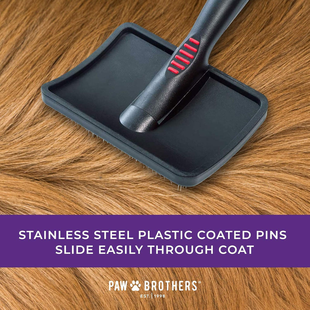 Paw Brothers Soft-Touch Curved Brush for Dogs