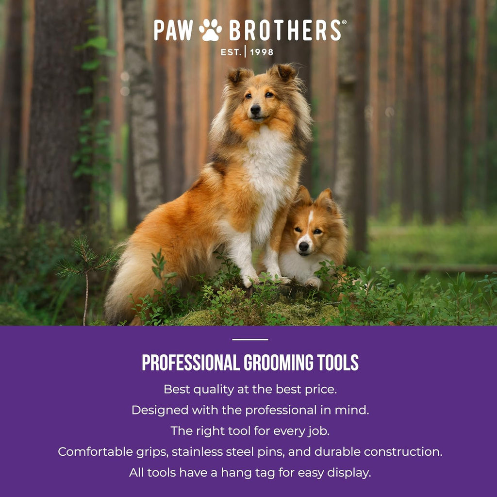 Paw Brothers Soft-Touch Curved Brush for Dogs