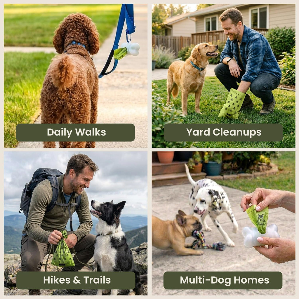 Earth-Friendly Biodegradable Dog Poop Bags (Fresh Scent, 10 Rolls, 150 units)