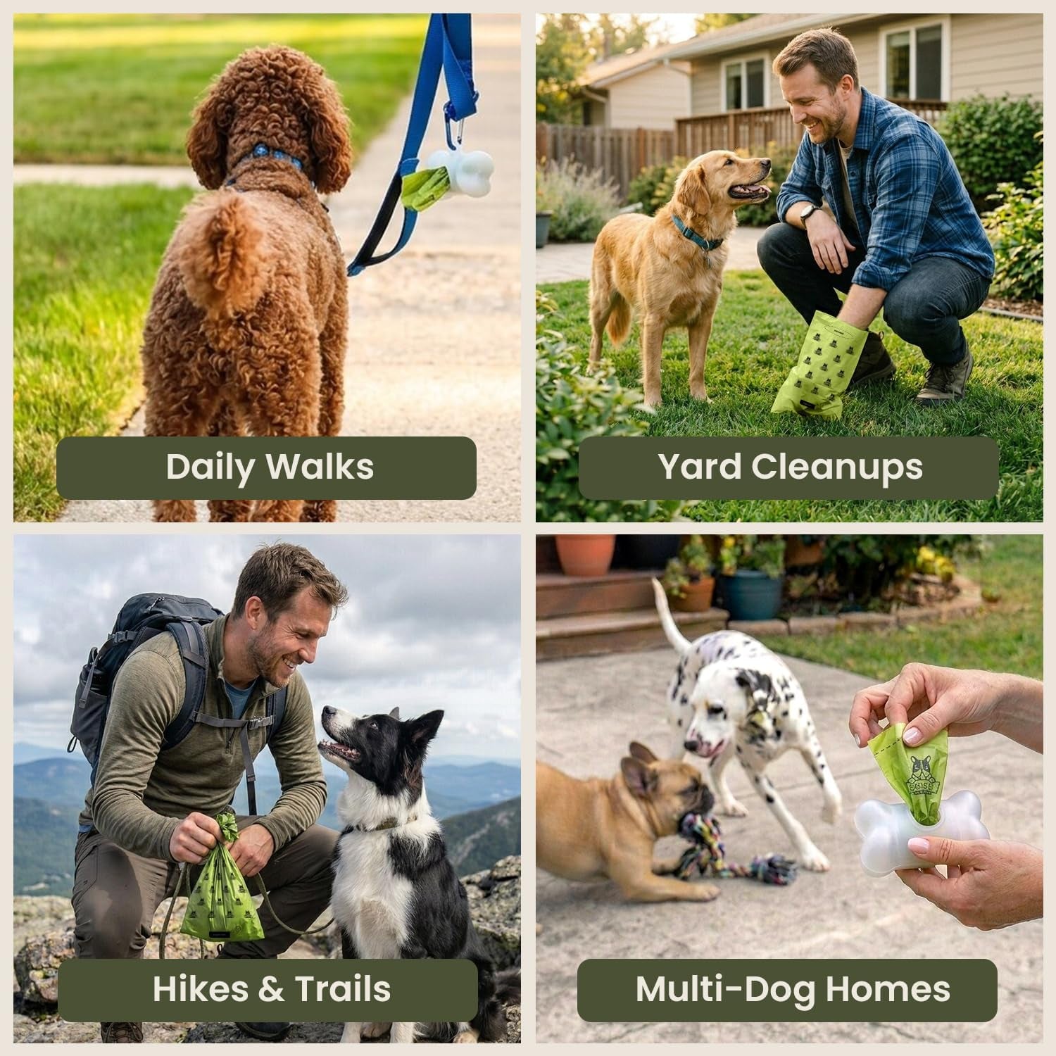 Earth-Friendly Biodegradable Dog Poop Bags (Fresh Scent, 10 Rolls, 150 units)