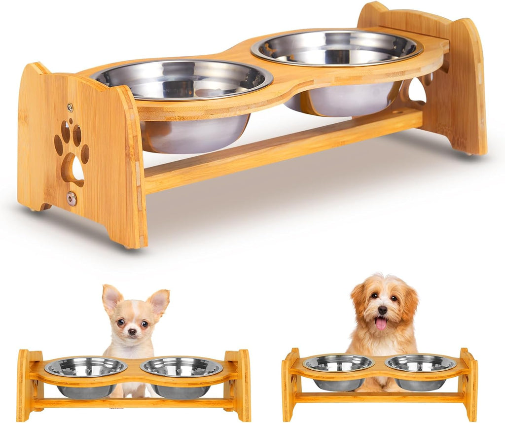 Elevated Dog Bowls — Raised Feeder for Better Posture & Digestion