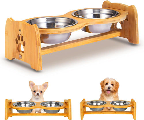 Elevated Dog Bowls — Raised Feeder for Better Posture & Digestion