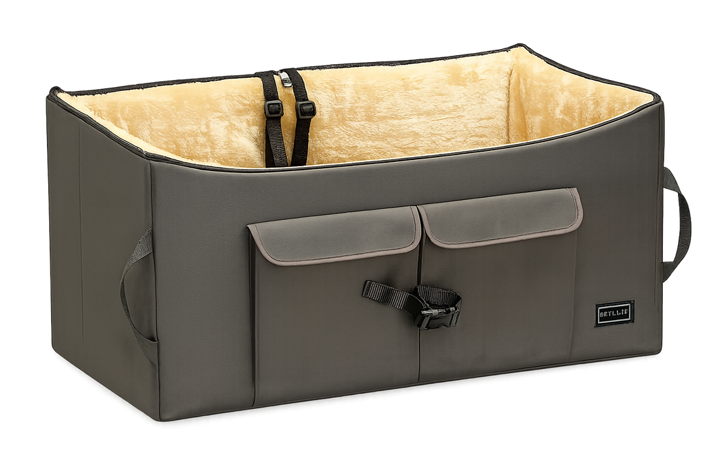 Dog Car Booster Seat — Safe, Elevated View for Dogs up to 45 Lb