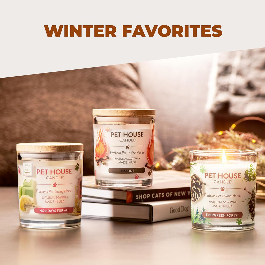 Pet House Fall Candle (2-Pack) — Eliminates Pet Odors, Long Burn
