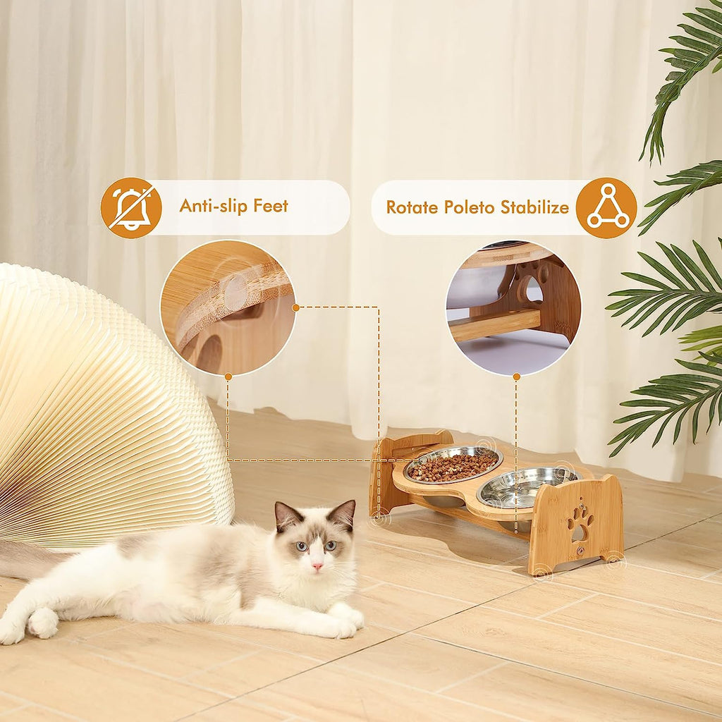 Elevated Dog Bowls — Raised Feeder for Better Posture & Digestion
