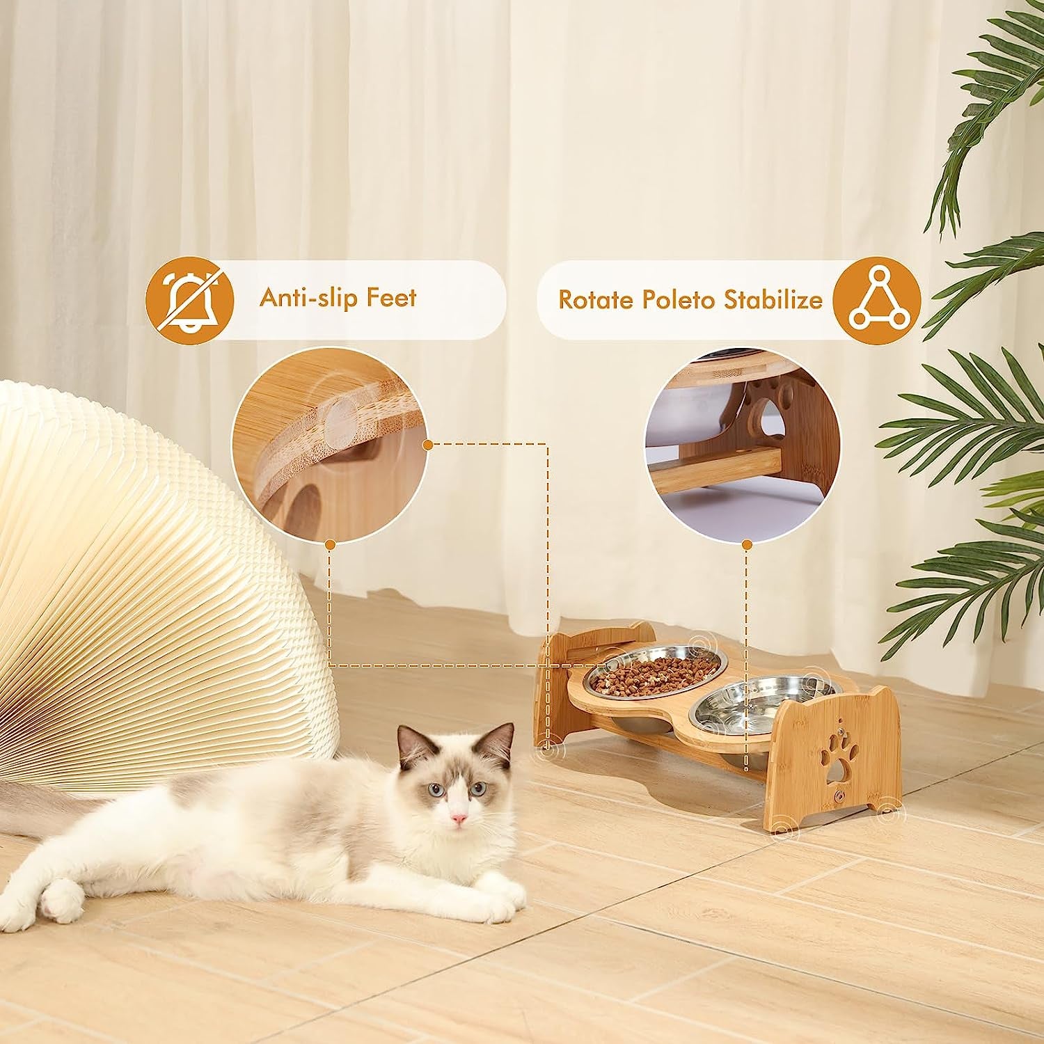 Elevated Dog Bowls — Raised Feeder for Better Posture & Digestion