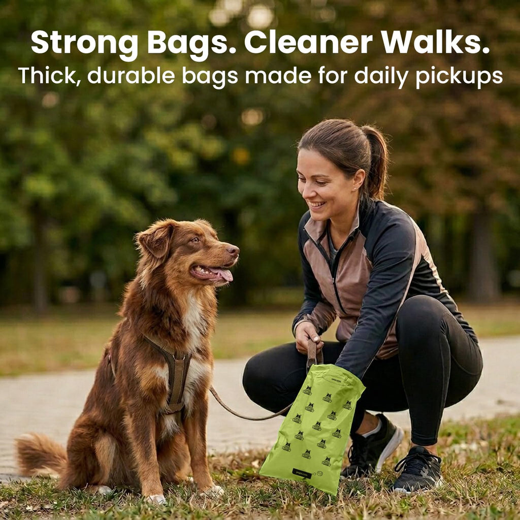 Earth-Friendly Biodegradable Dog Poop Bags (Fresh Scent, 10 Rolls, 150 units)