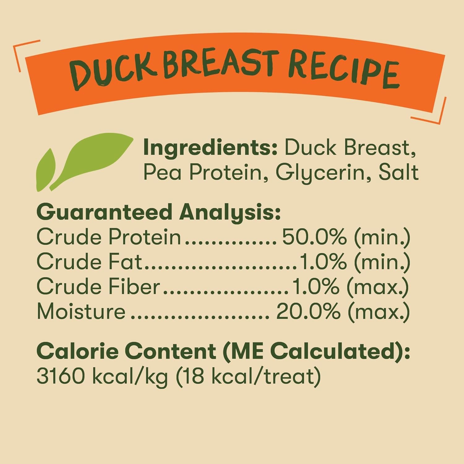 Pet 'n Shape Duck Breast Jerky — Natural, High-Protein Dog Treats
