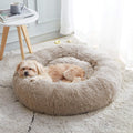 Calming Anti-Anxiety Donut Cuddler Bed — Soft Faux Fur (20"/24"/27"/30")